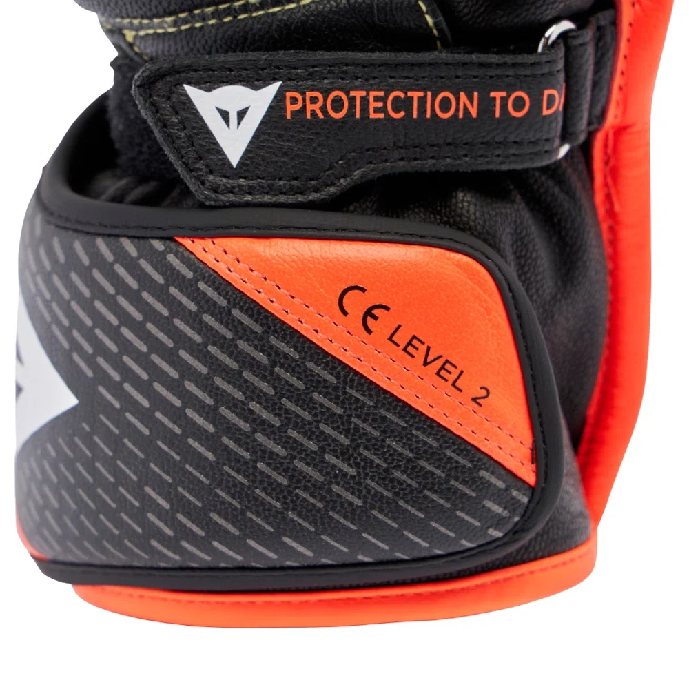 Dainese Full Metal 7 Gloves - Black / Red Fluro - Image 10