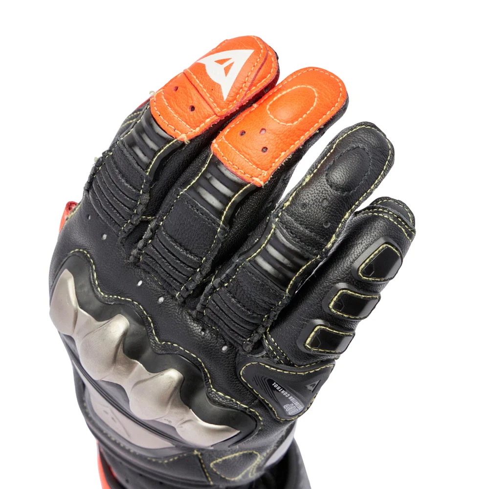 Dainese Full Metal 7 Gloves - Black / Red Fluro - Image 7