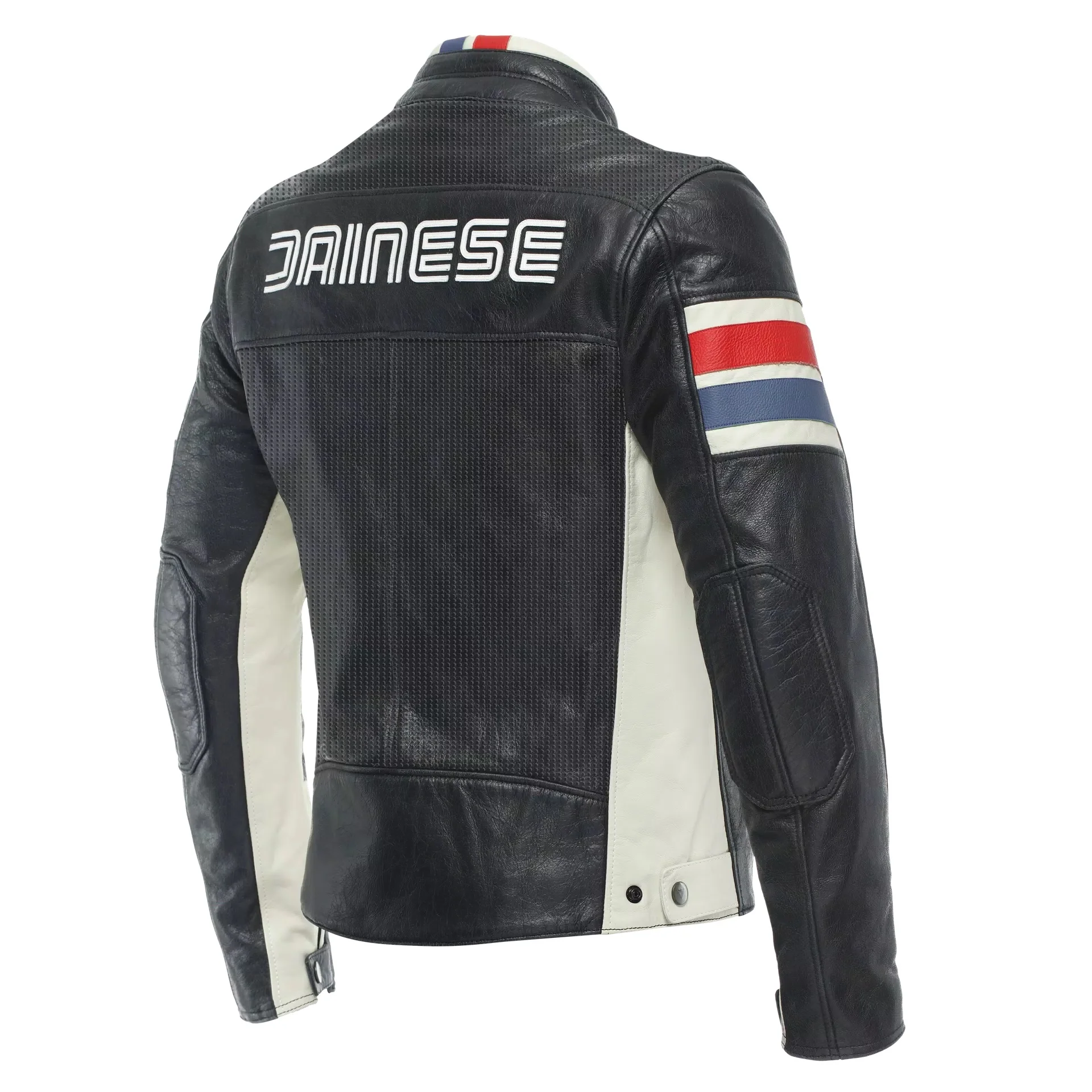 Dainese Hf D1 Perforated Leather Jacket - Black / Red - Image 2