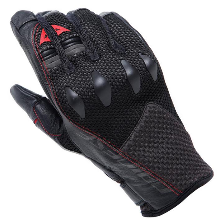 Dainese Karakum Ergo-Tek Magic Connection Gloves - Black / Red - Image 6