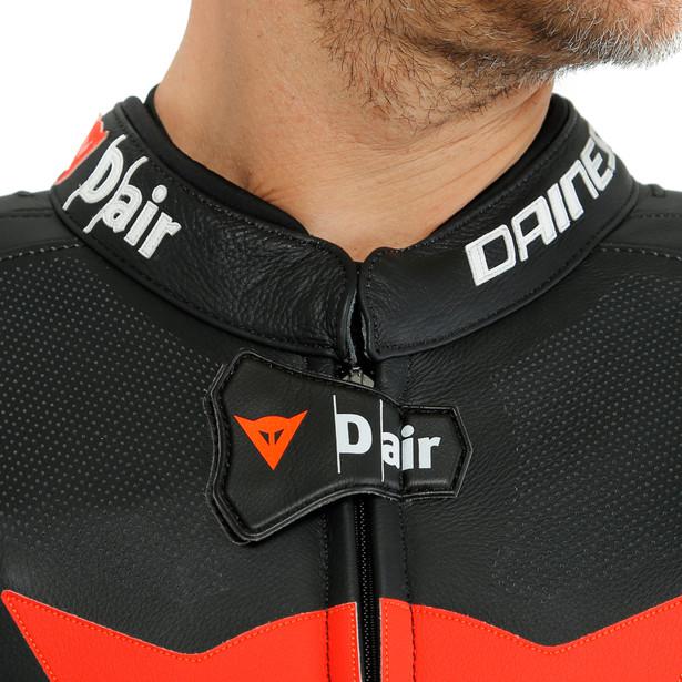 Dainese Misano 2 D-Air 1-Piece Perforated Airbag Suit - Black / White - Image 6