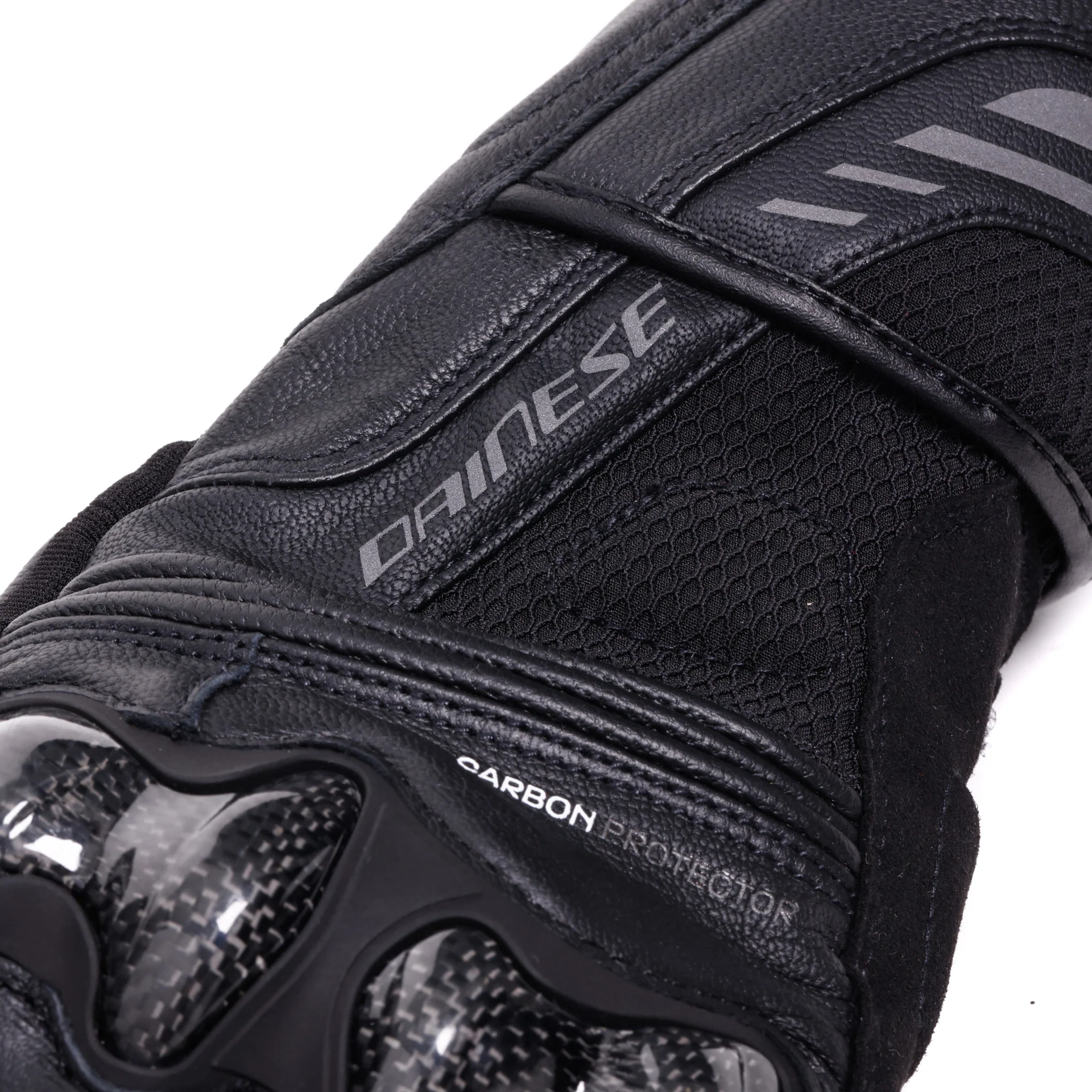 Dainese Reacto Carbon Gloves Long - Black / Grey - Image 8