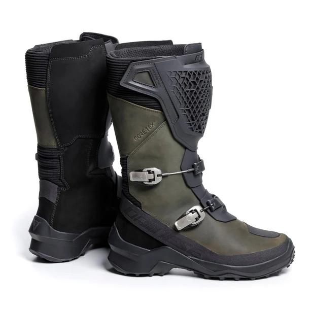 Dainese Seeker Gore-Tex Adventure Boots - Black / Green - Image 5