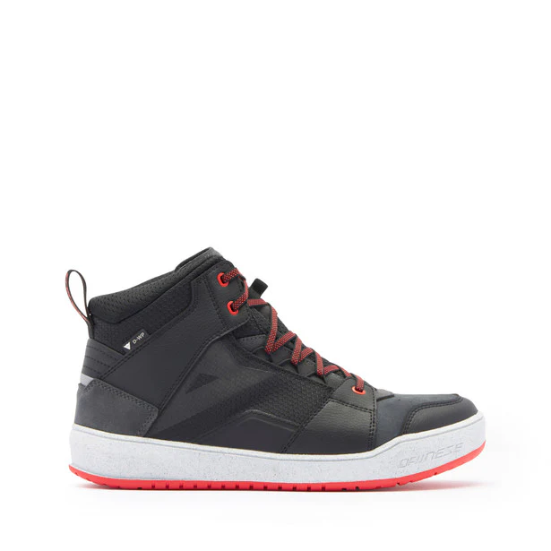 Dainese Suburb D-WP Shoes - Black / White / Red - Image 2