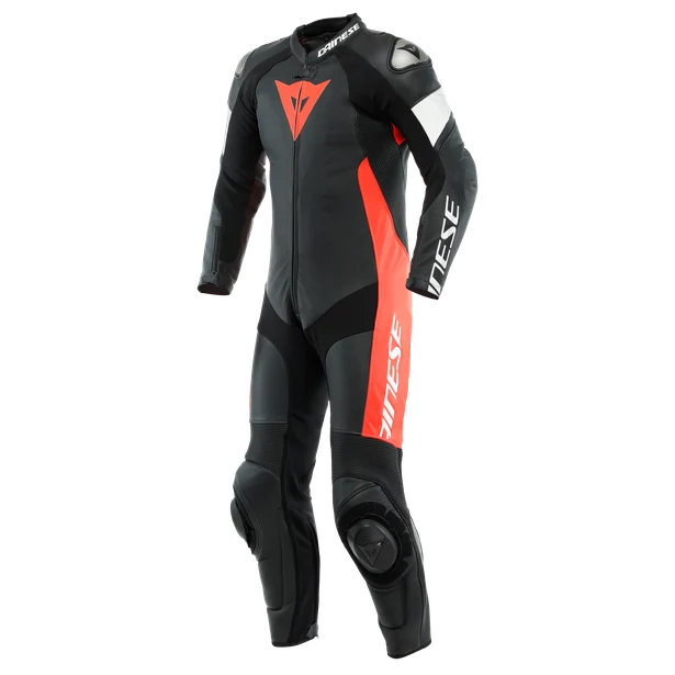 Dainese Tosa 1-Piece Perforated Suit - Black Red White