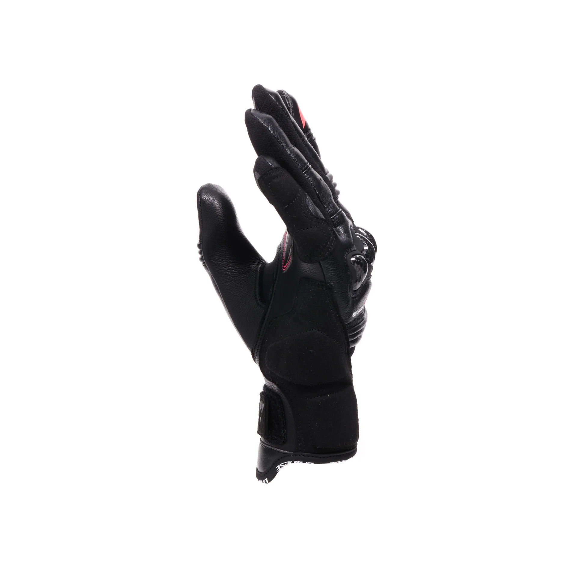 Dainese Women's Reacto Carbon Gloves Short - Black / Pink - Image 4