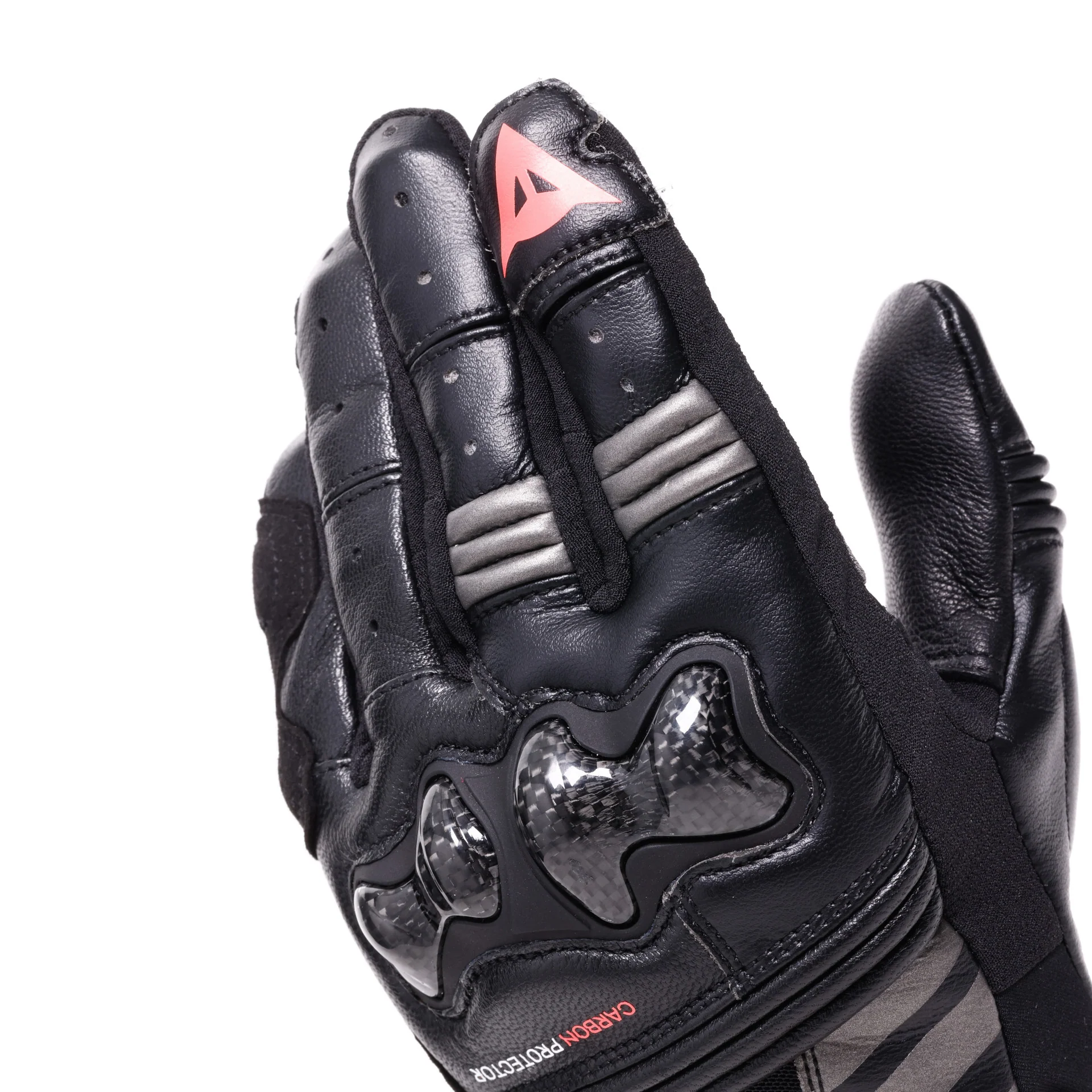 Dainese Women's Reacto Carbon Gloves Short - Black / Pink - Image 6