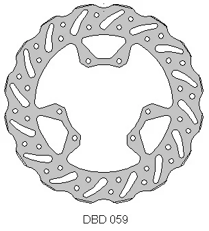 Delta  D-Pad Disc Rotor DBD059