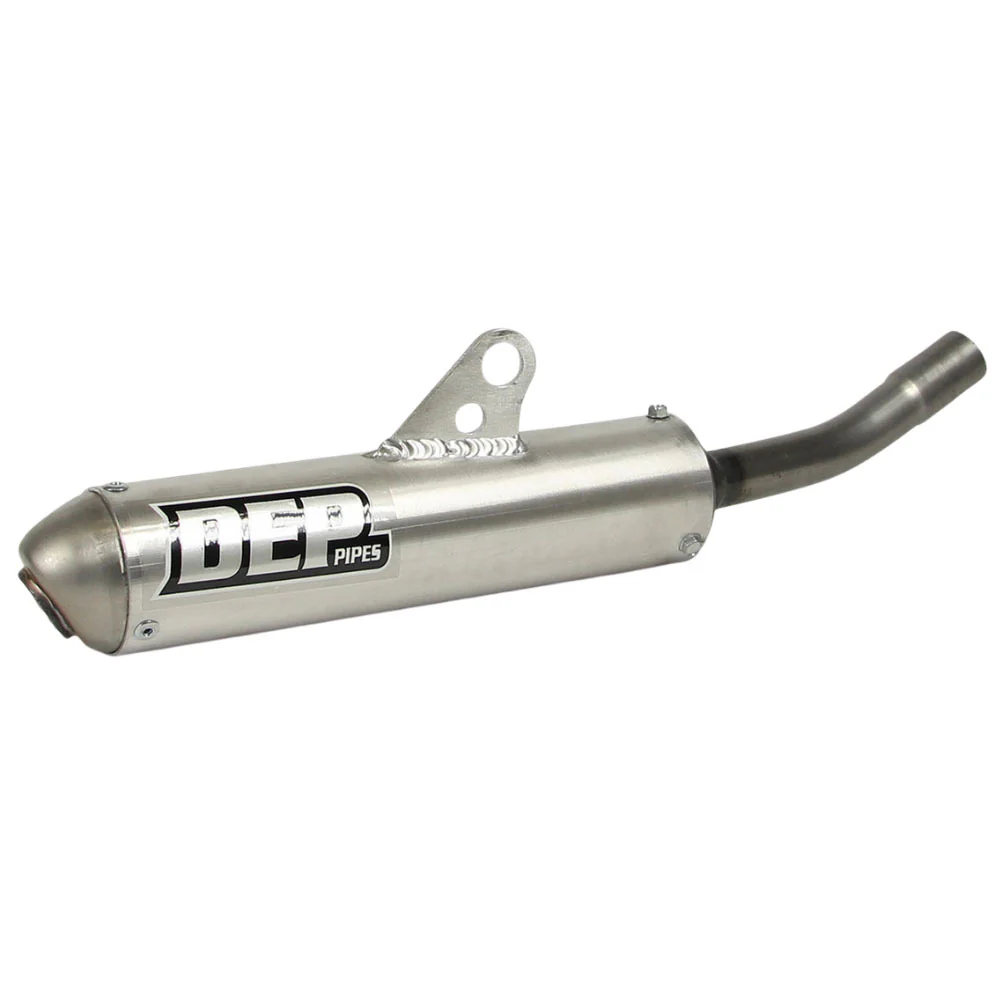 DEP Pipes 2 Stroke MX Silencer - Silver