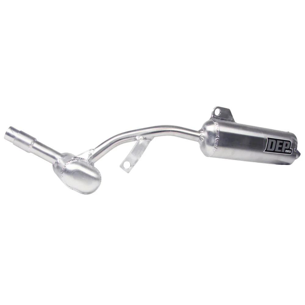 DEP Pipes 2 Stroke Trail Silencer - Silver