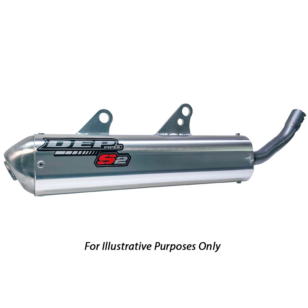 DEP Pipes 2 Stroke Enduro Silencer - Silver