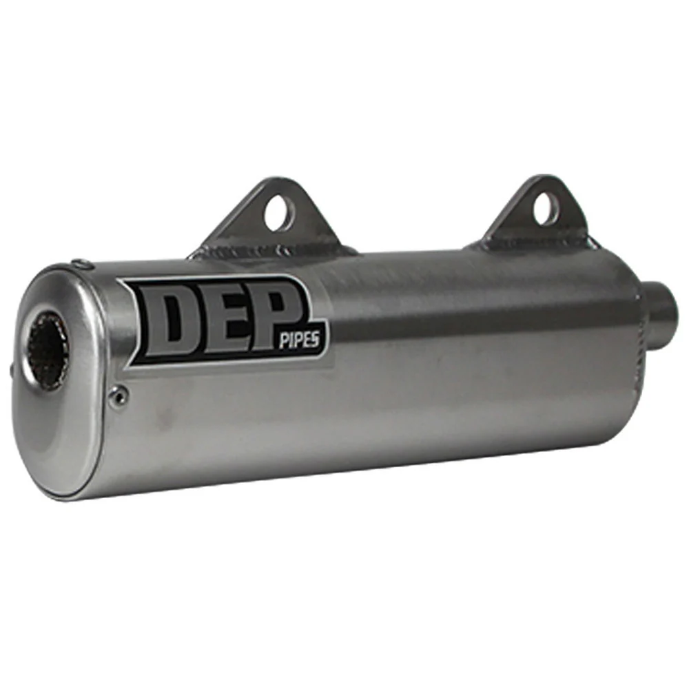 DEP Pipes 2 Stroke MX Silencer - Silver