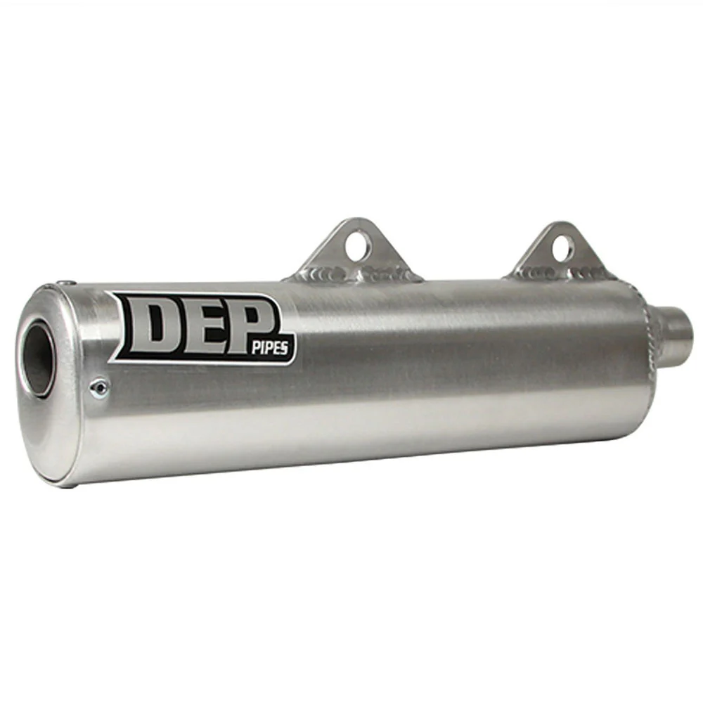 DEP Pipes 2 Stroke MX Silencer - Silver
