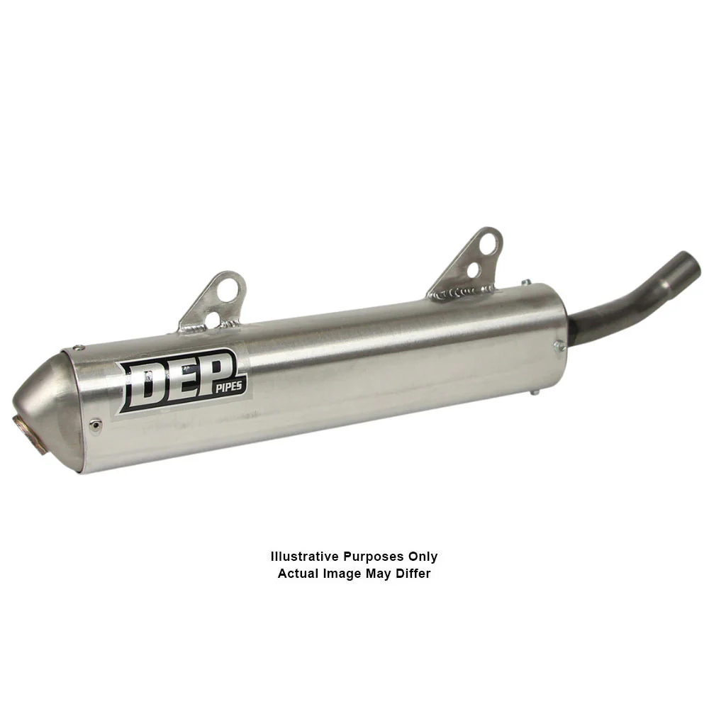 DEP Pipes 2 Stroke Trail Silencer - Silver