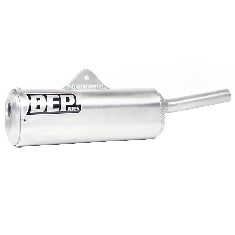 DEP Pipes 2 Stroke MX Silencer - Silver