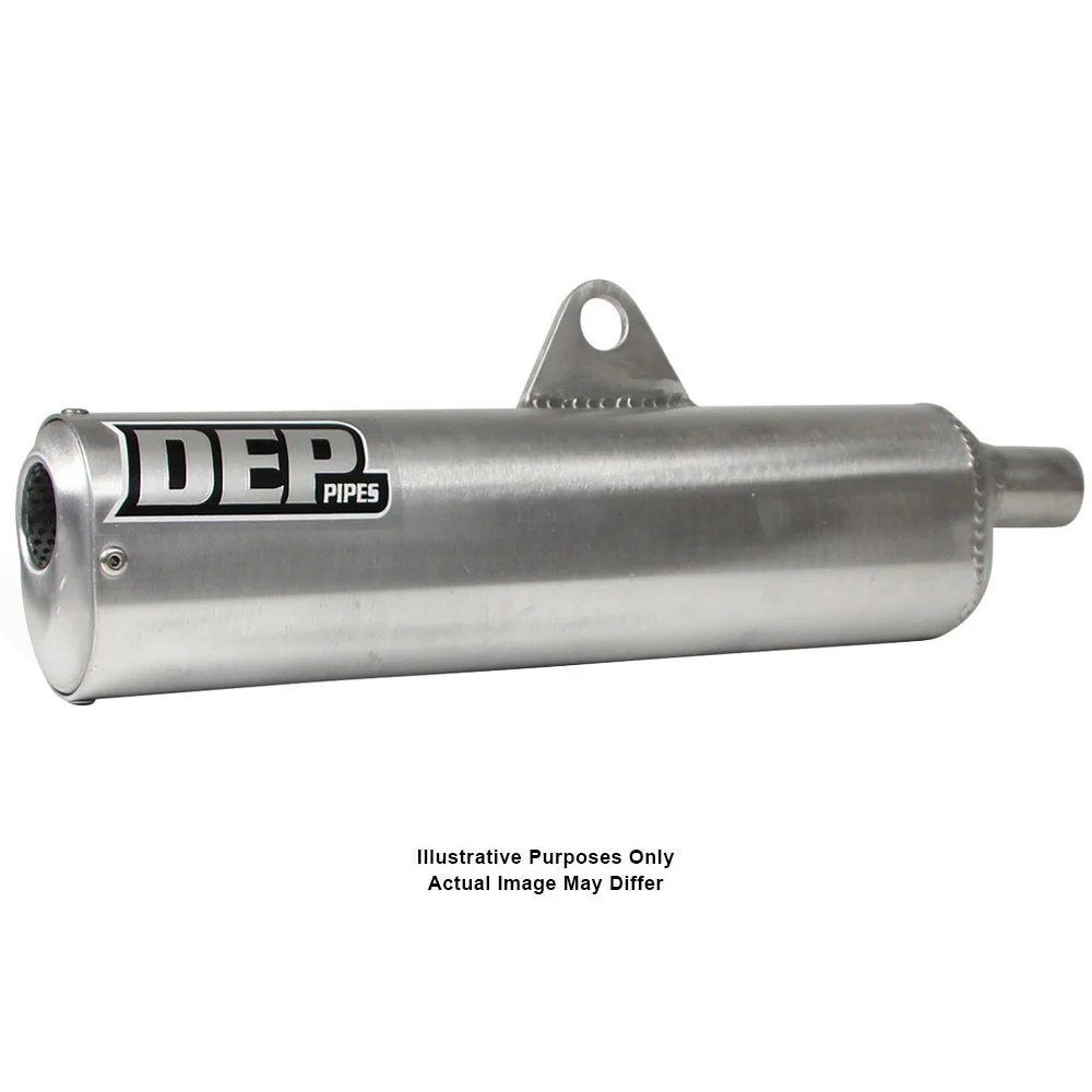 DEP Pipes 2 Stroke Silencer - Silver