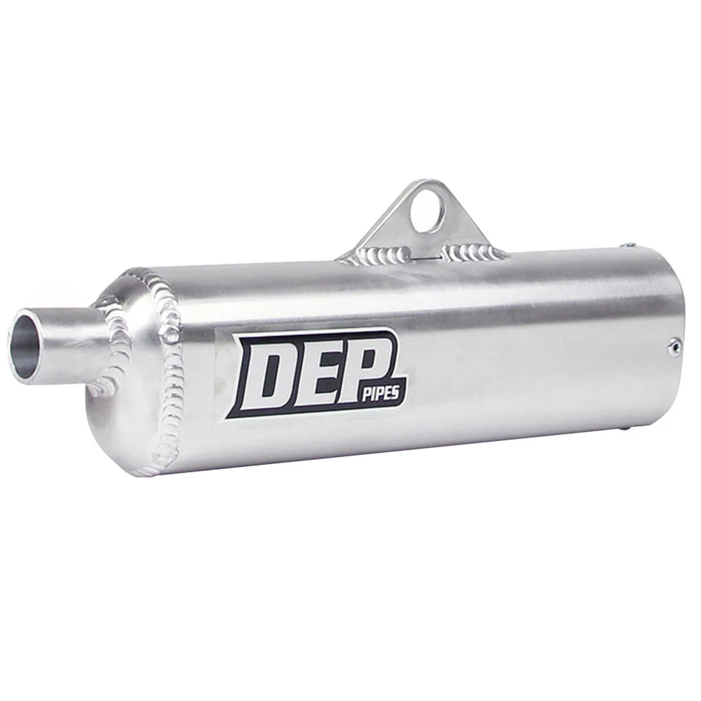 DEP Pipes 2 Stroke MX Silencer - Silver