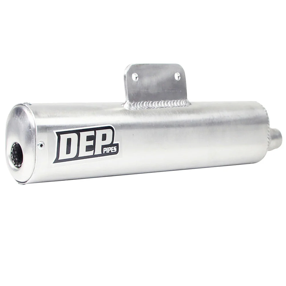 DEP Pipes 2 Stroke Trail Silencer - Silver
