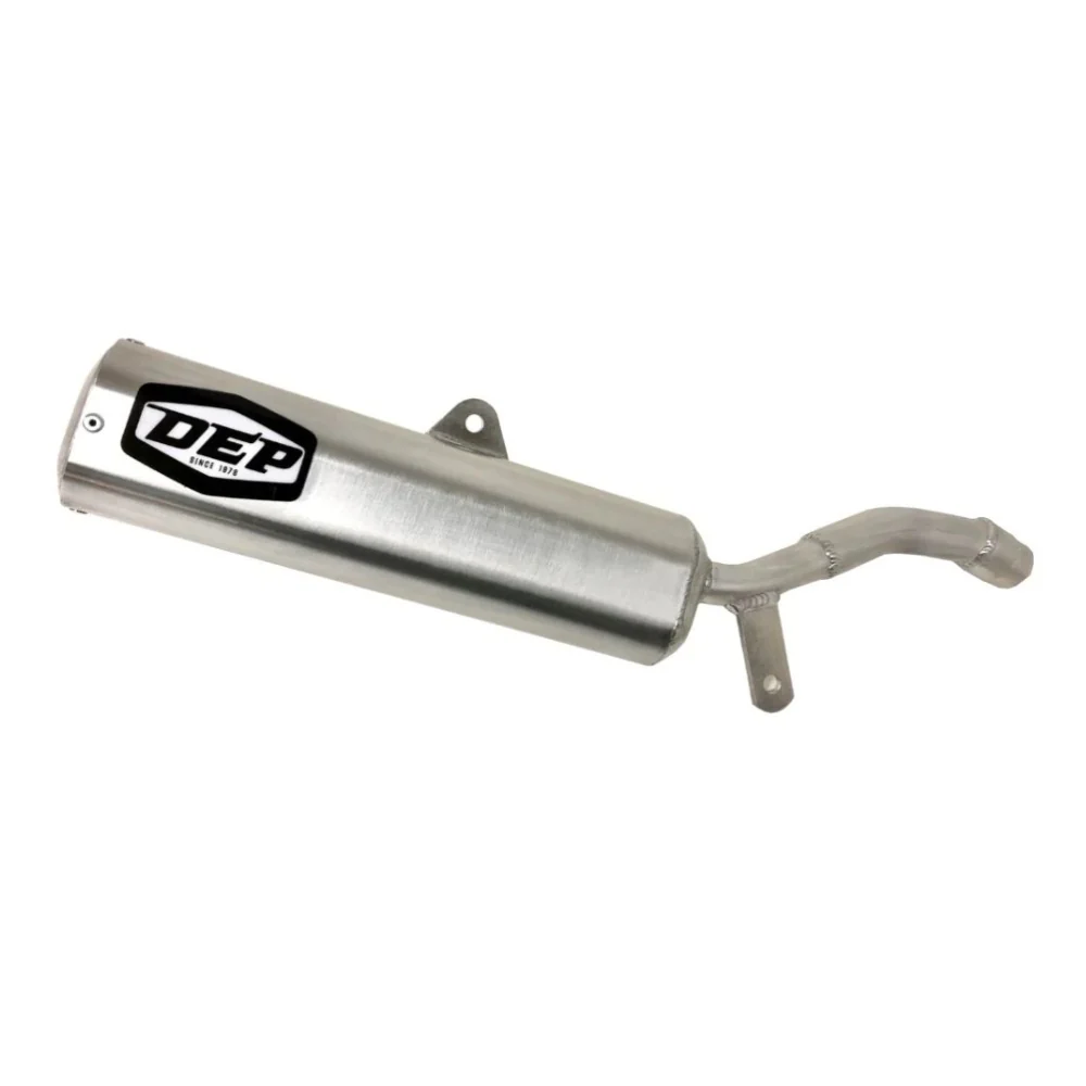 DEP Pipes 2 Stroke Trail Silencer - Silver