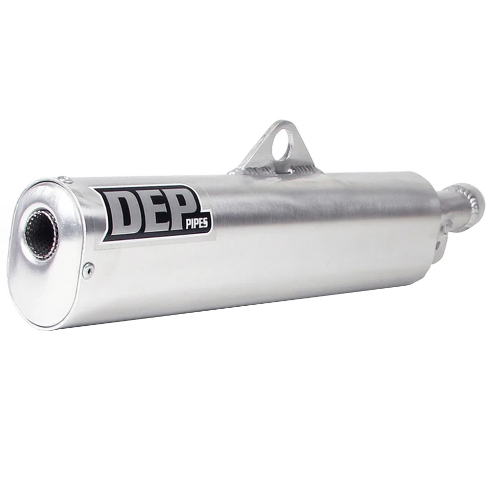 DEP Pipes 2 Stroke MX Silencer - Silver