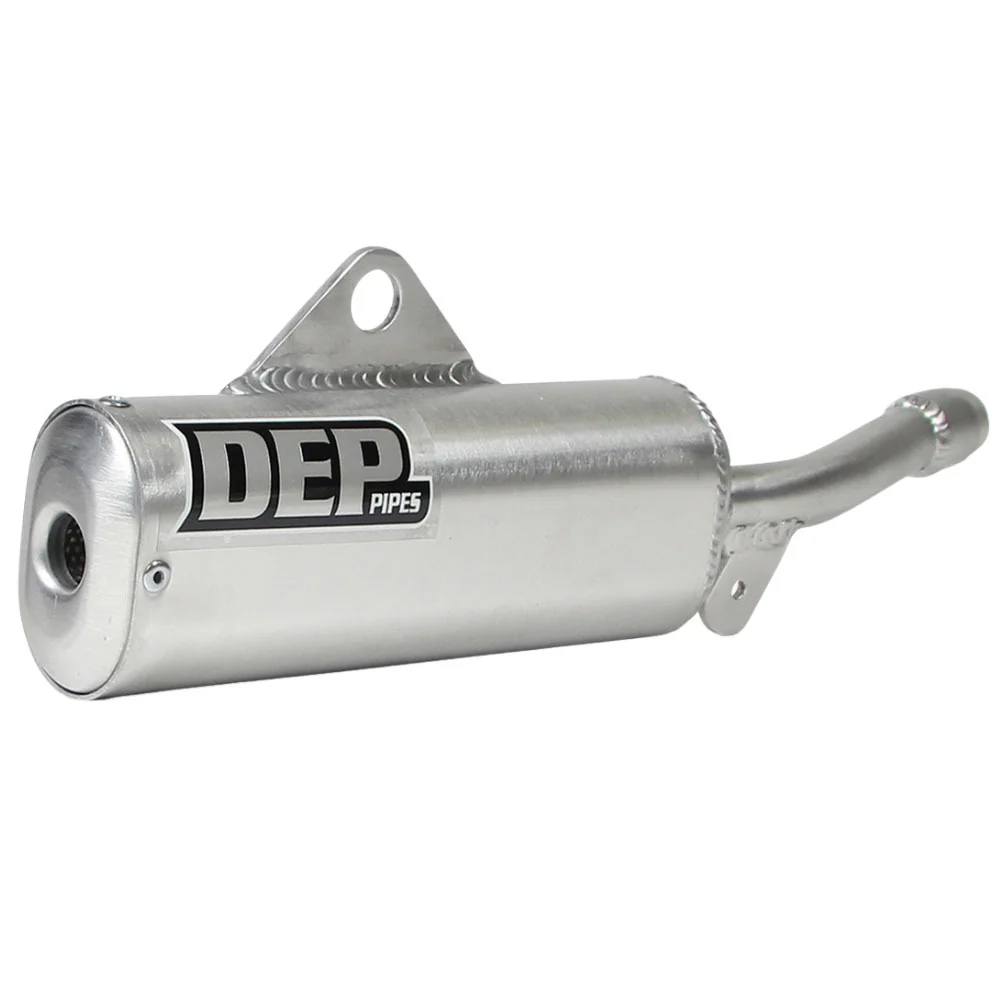 DEP Pipes 2 Stroke MX Silencer - Silver