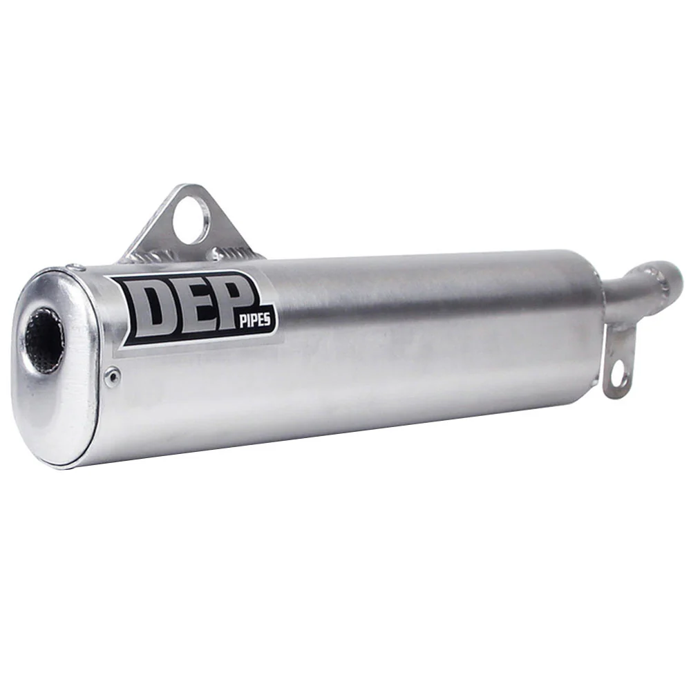 DEP Pipes 2 Stroke MX Silencer - Silver