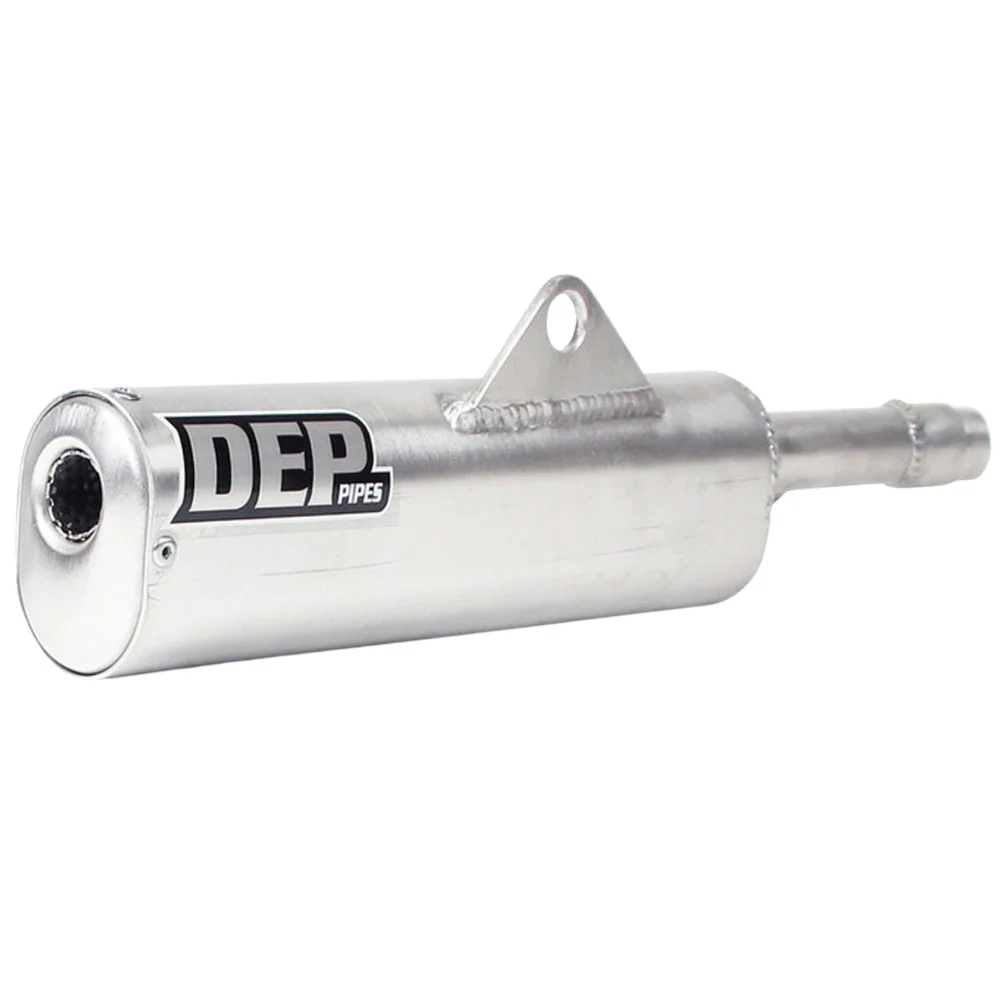 DEP Pipes 2 Stroke MX Silencer - Silver