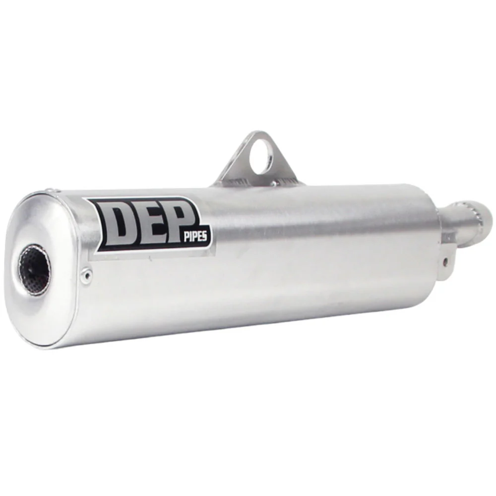 DEP Pipes 2 Stroke MX Silencer - Silver