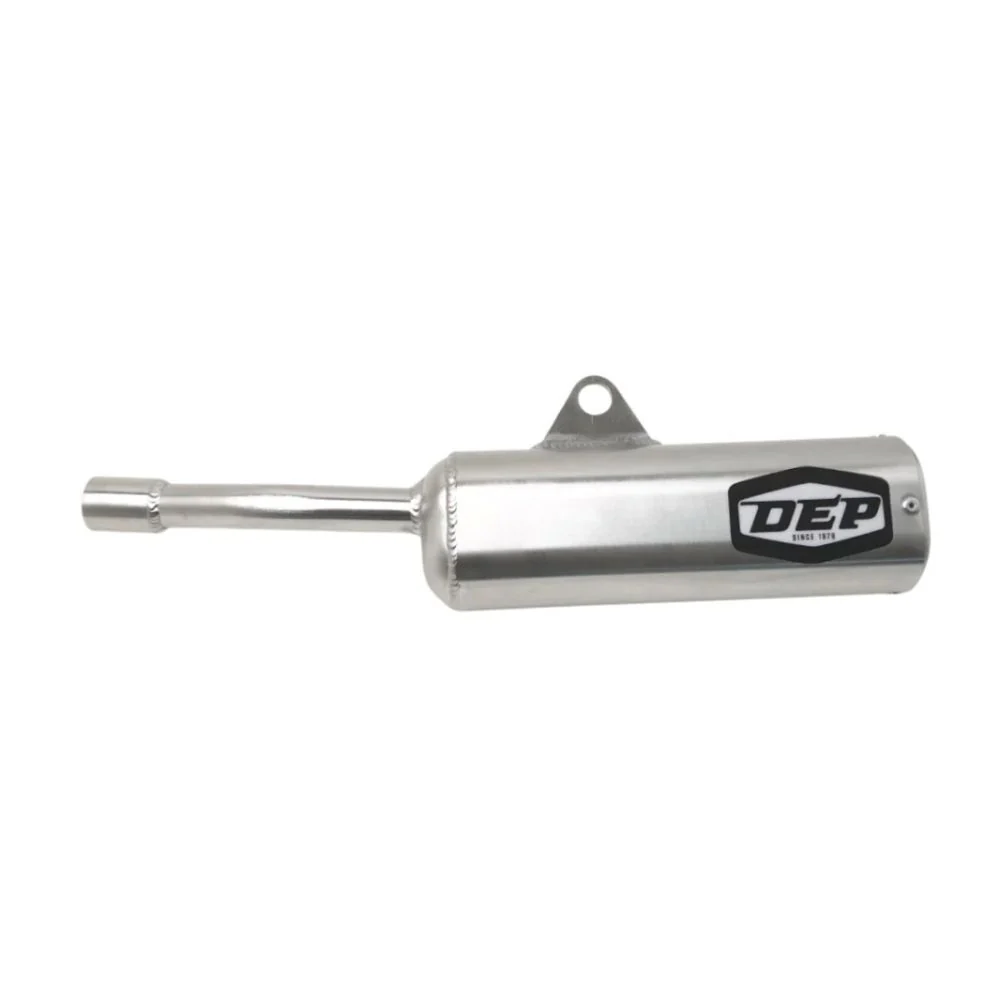 DEP Pipes 2 Stroke Trail Silencer - Silver