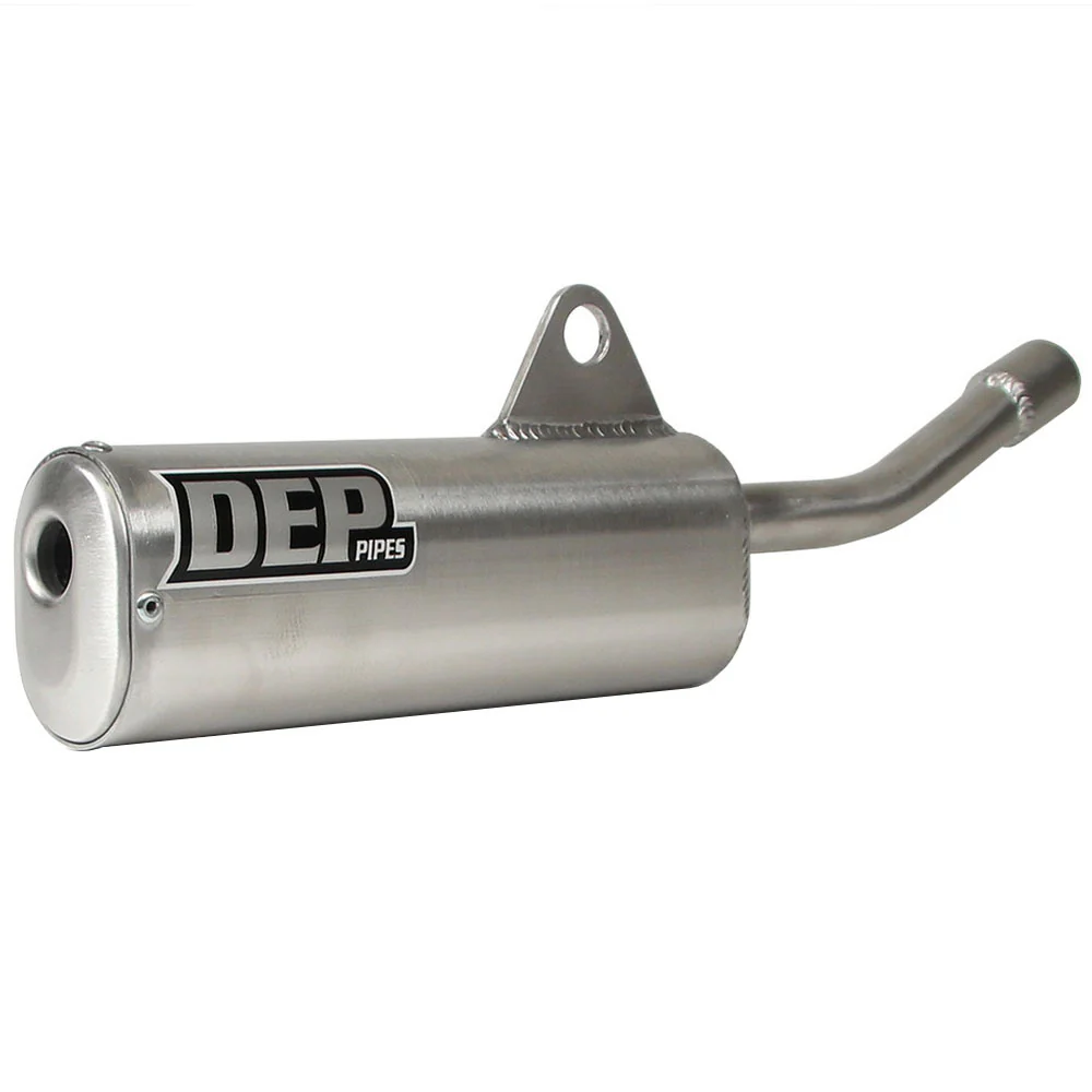 DEP Pipes 2 Stroke Trail Silencer - Silver