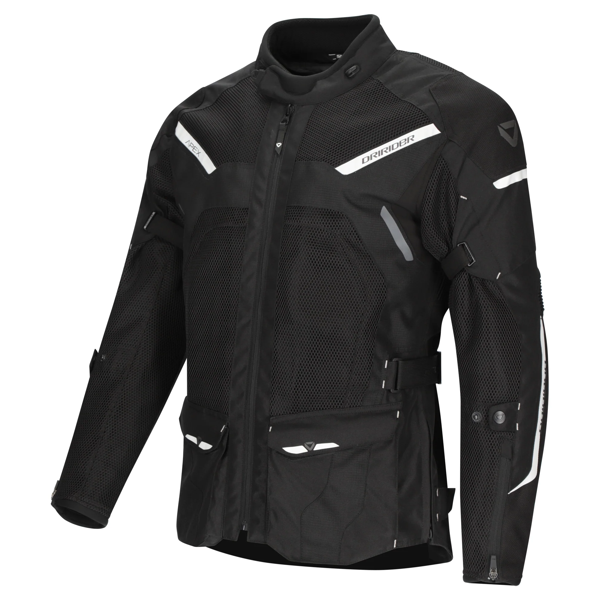 Dririder Apex 6 Airflow Jacket - Black / White