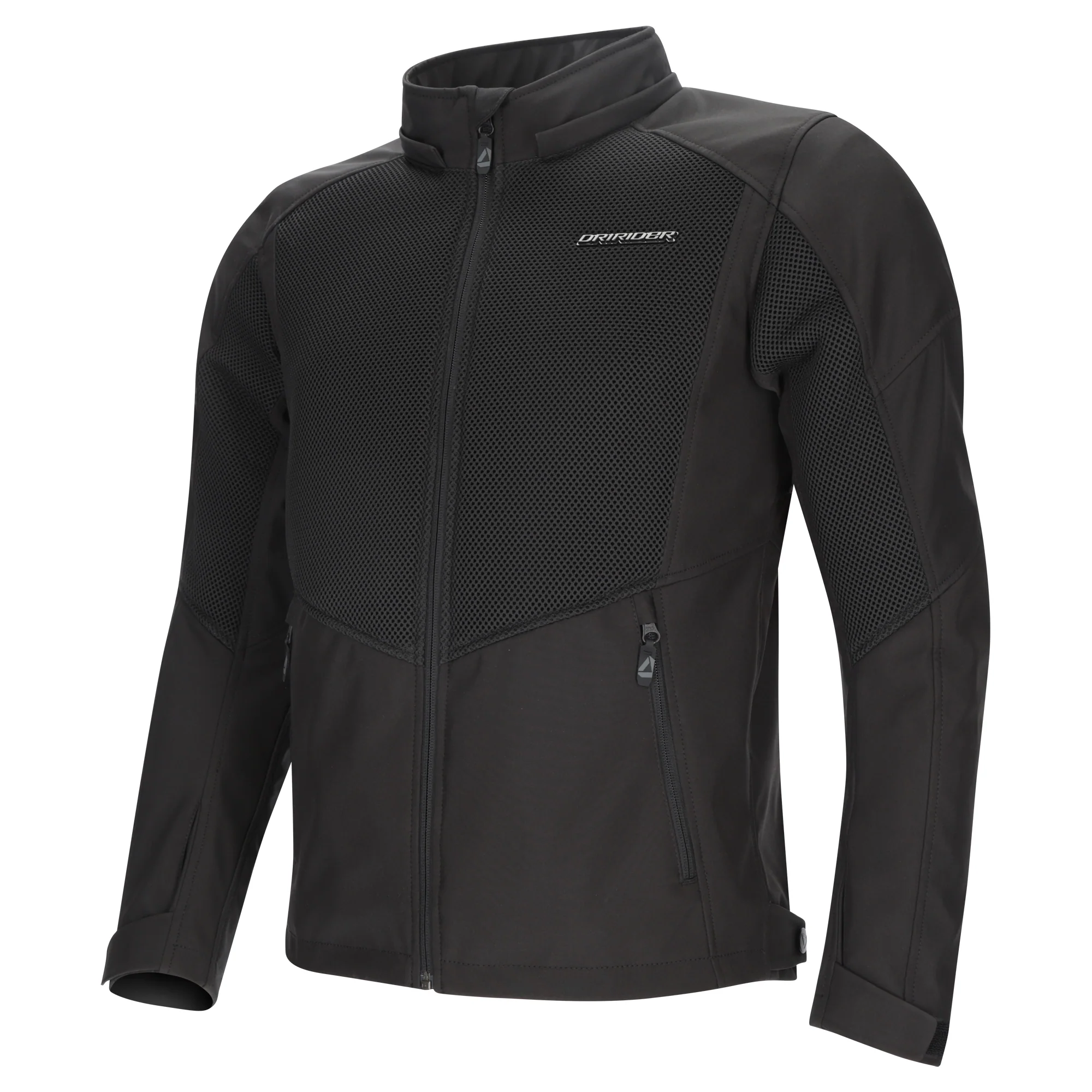 Dririder BLVD II Air Soft Shell Hoody - Black - Image 2