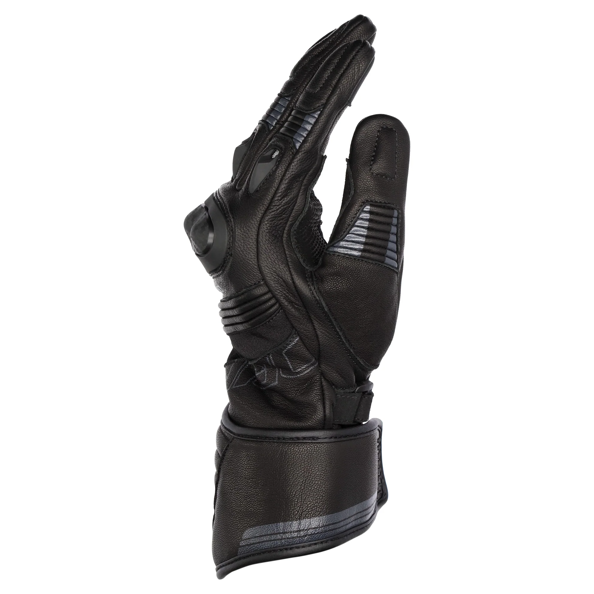 Dririder Torque Long Cuff Gloves - Black - Image 2