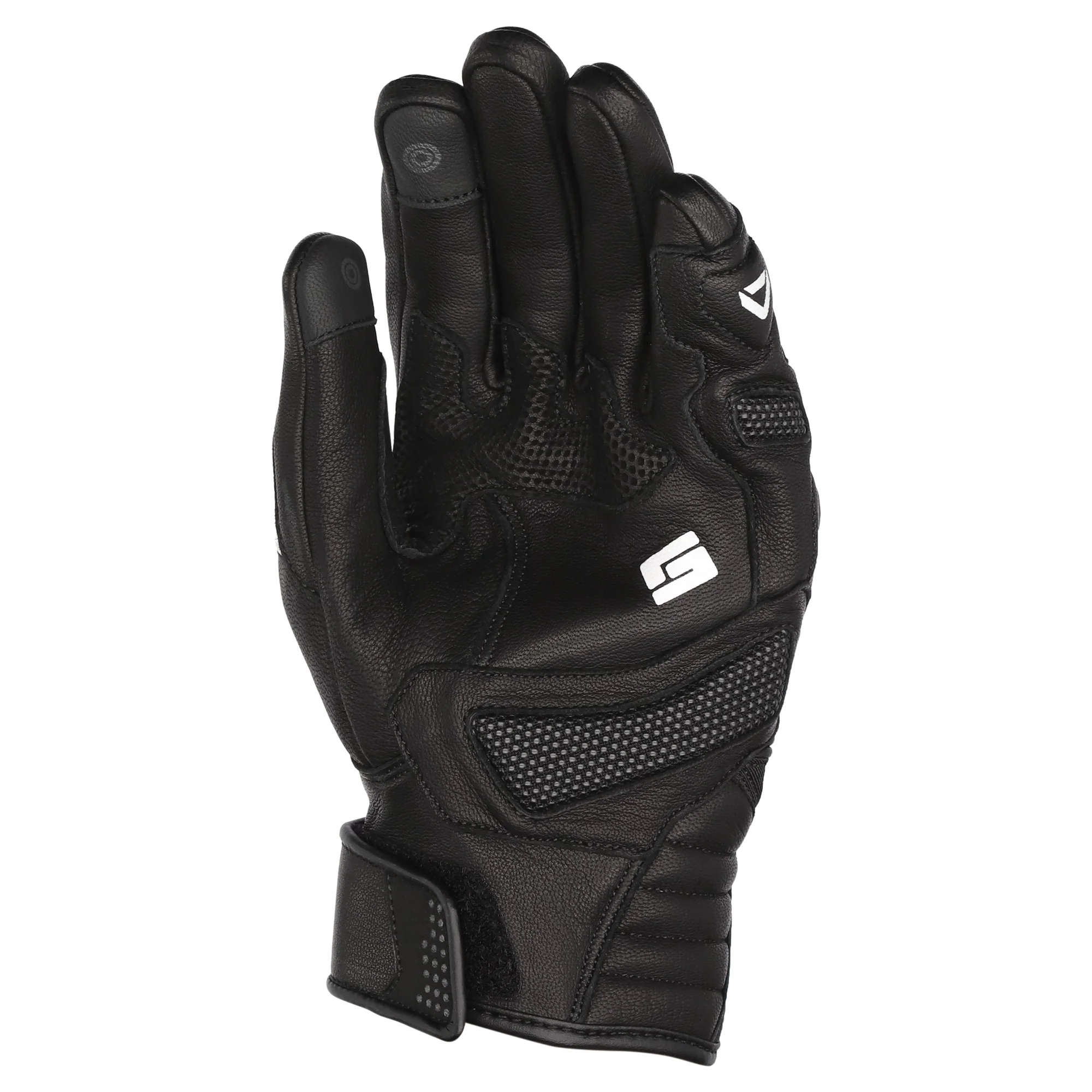 Dririder Torque Short Cuff Gloves - Black / White - Image 3