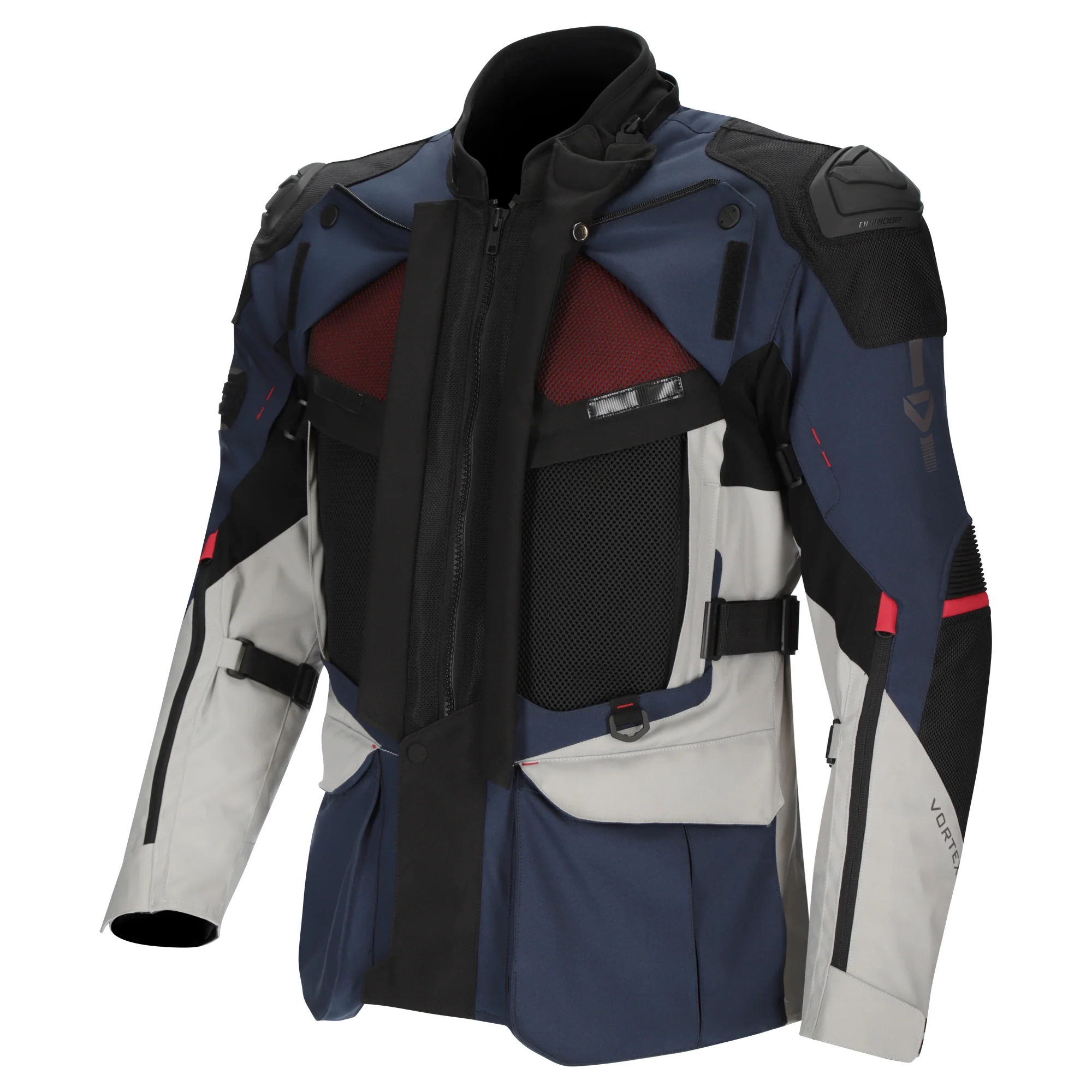 Dririder Vortex Adventure III Jacket - Blue / Grey - Image 3