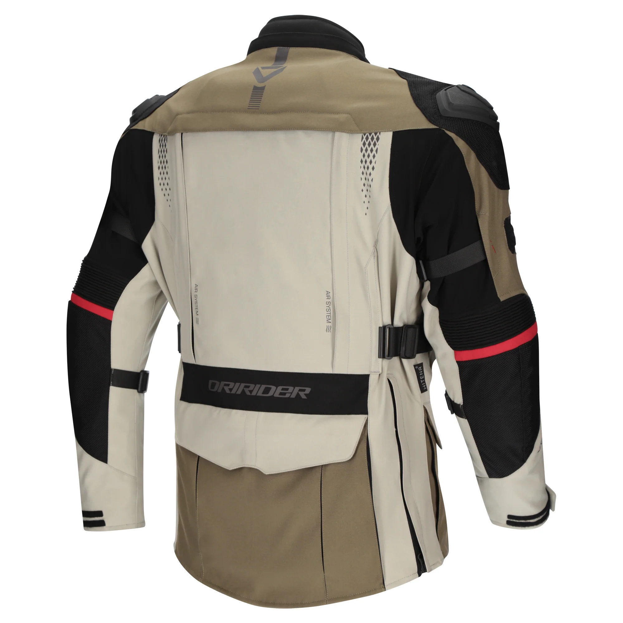 Dririder Vortex Adventure III Jacket - Khaki / Black - Image 4