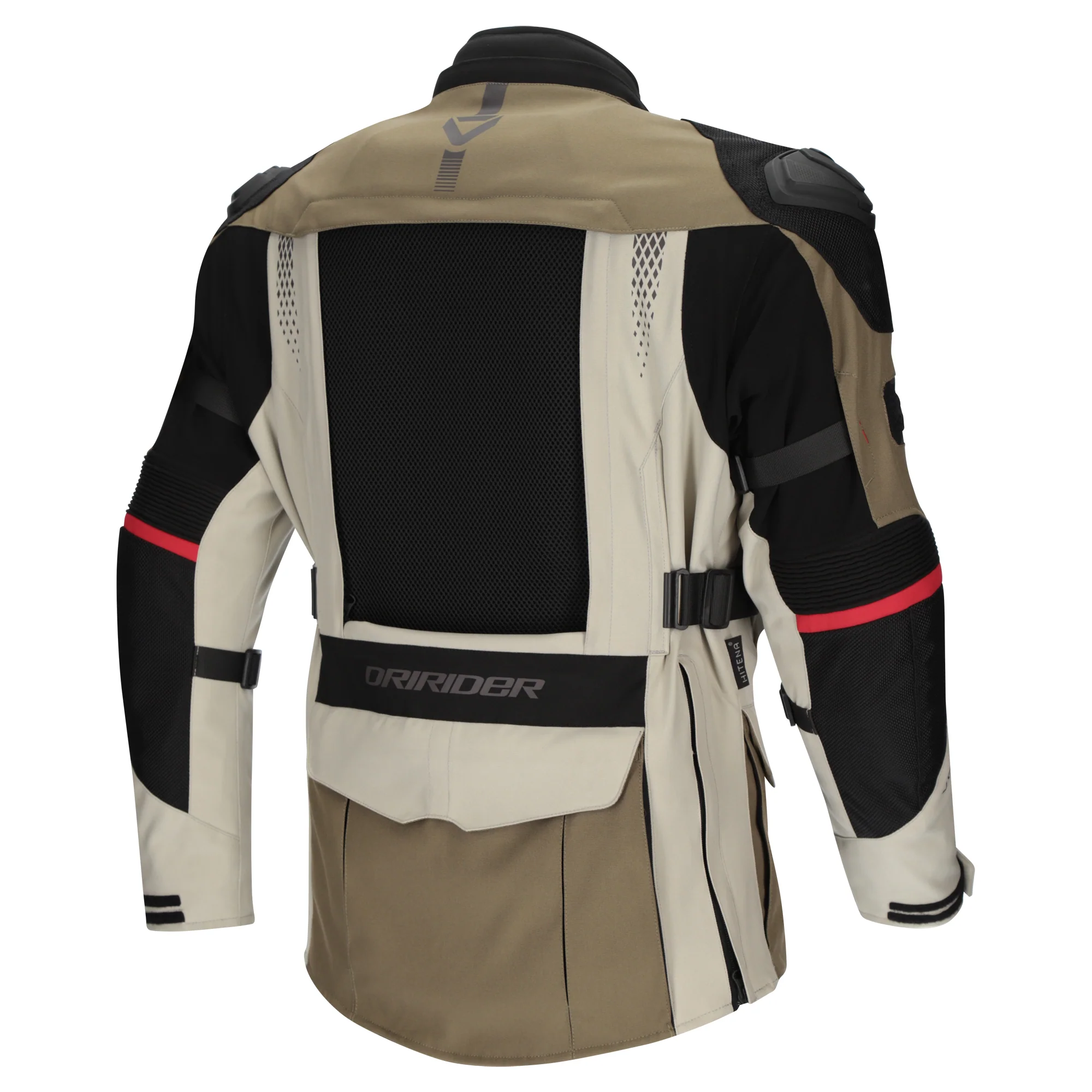 Dririder Vortex Adventure III Jacket - Khaki / Black - Image 5