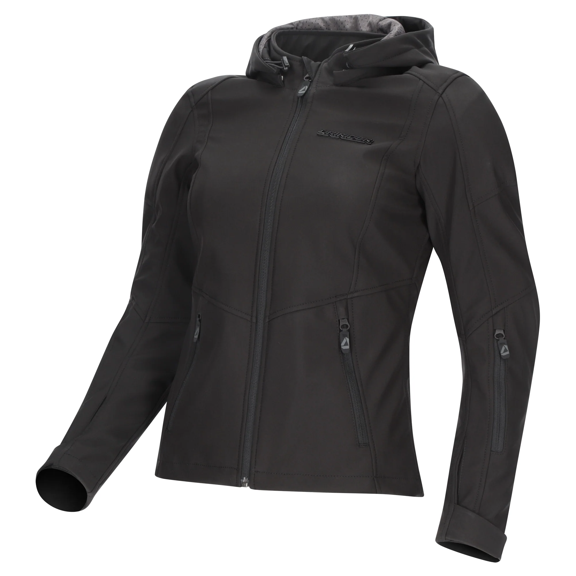 Dririder Women's BLVD II Waterproof Soft Shell Hoody - Black