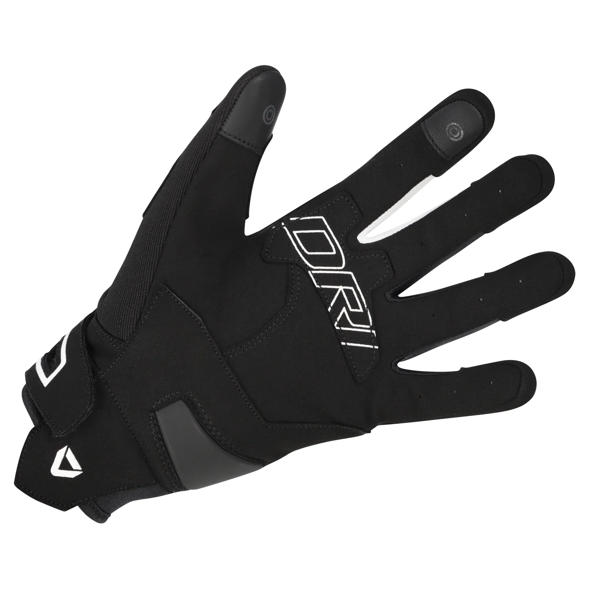 Dririder Women's Flex Gloves - Black / White - Image 2