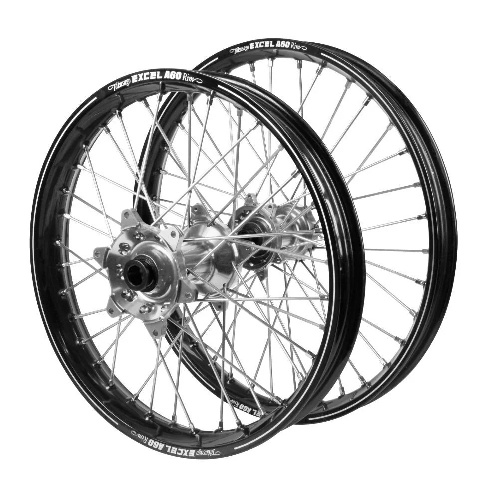 HAAN Hubs / A60 Rims Wheelset (21*1.60 18*2.15) - Silver / Black