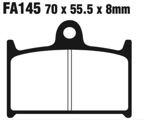 EBC Extreme Pro Double-H Sintered Disc Pad Set - EPFA145HH - Image 2