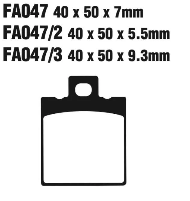 EBC FA Series R Disc Pad Set - FA047R - Image 2