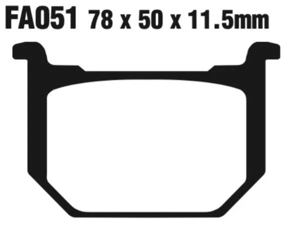 EBC FA Series Disc Pad Set - FA051 - Image 2