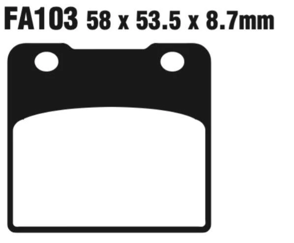 EBC FA Series Disc Pad Set - FA103 - Image 2