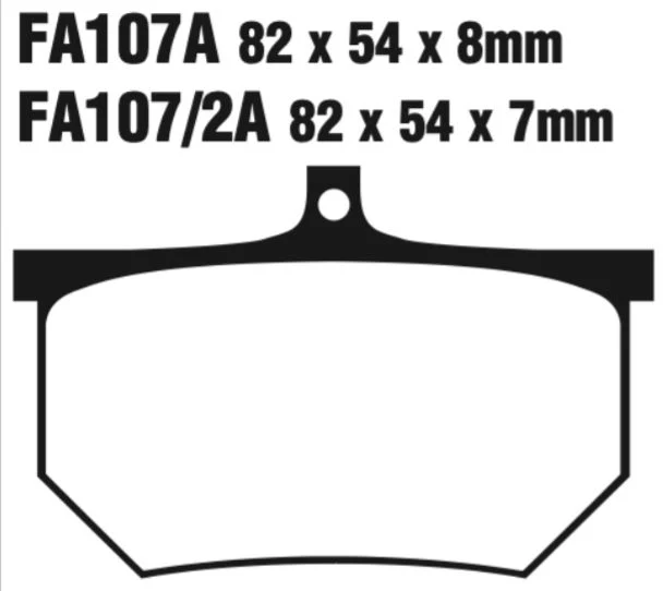 EBC FA Series Disc Pad Set - FA107A - Image 2