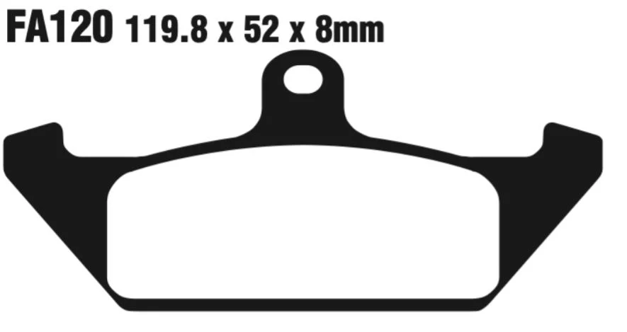 EBC FA Series Disc Pad Set - FA120 - Image 2