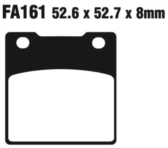 EBC Double-H Sintered Disc Pad Set - FA161HH - Image 2