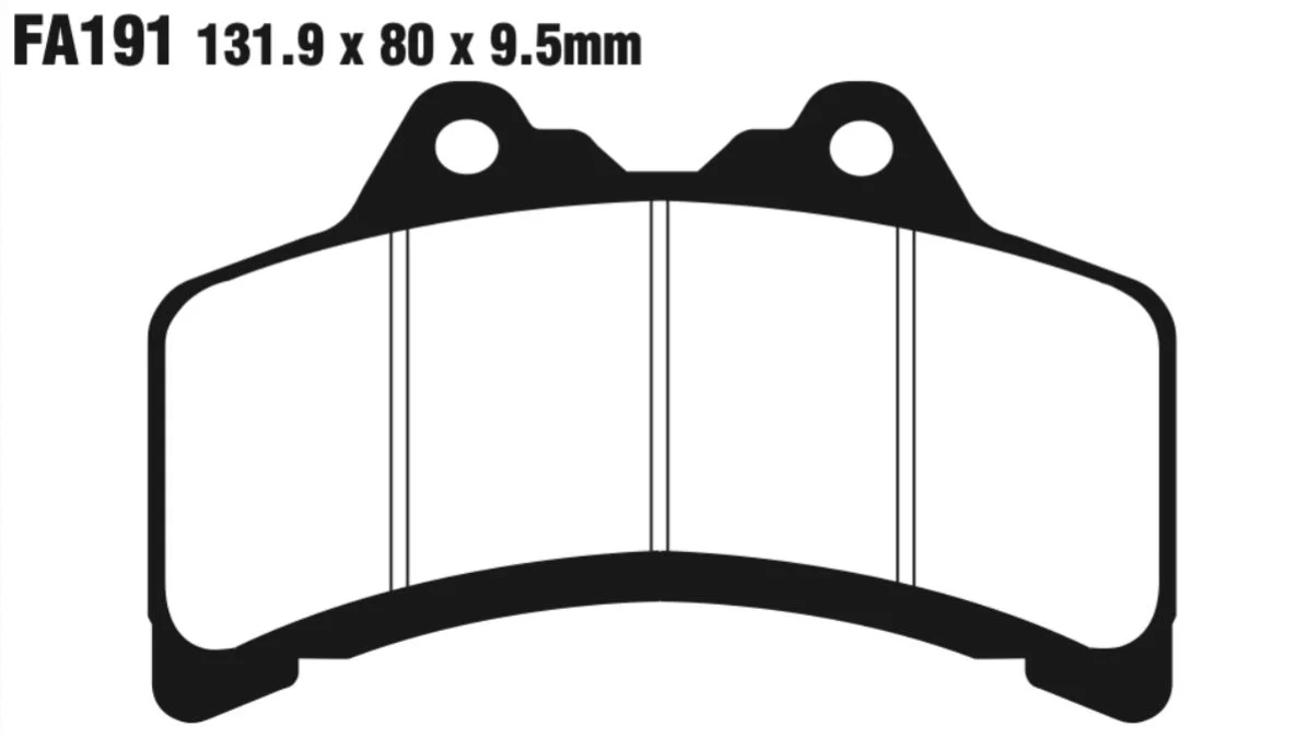 EBC FA Series Disc Pad Set - FA191 - Image 2