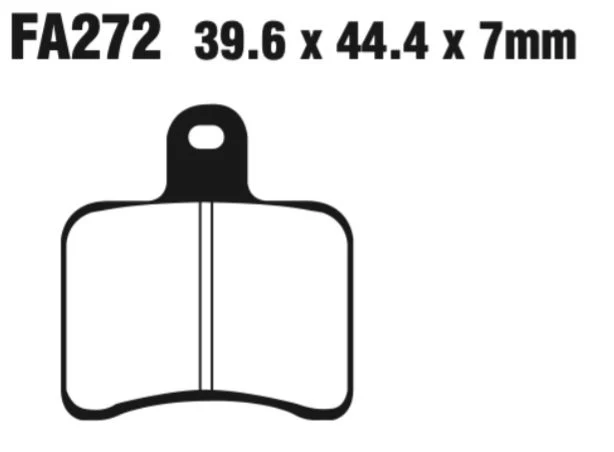 EBC FA Series Disc Pad Set - FA272 - Image 2