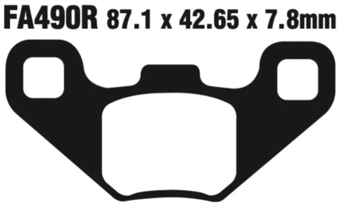 EBC FA Series R Disc Pad Set - FA490R - Image 2